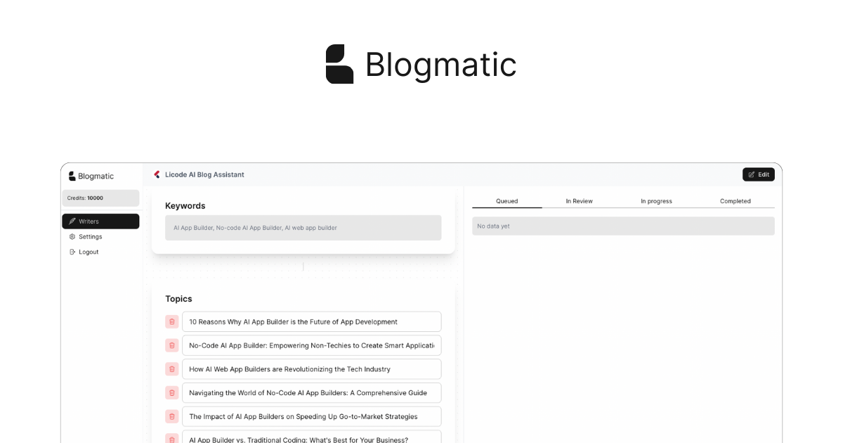 Blogmatic